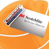 Beechfield CB42 Enhanced-Viz Beanie - Fluorescent Orange - One Size - thumbnail