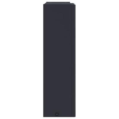 Badkamerkast met spiegel en LED 45x13x52 cm grijs