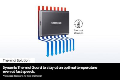 SAMSUNG Portable T7, 1 TB SSD