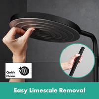 Hansgrohe Pulsify S Puro Showerpipe 260 1jet met thermostaat, mat zwart - thumbnail