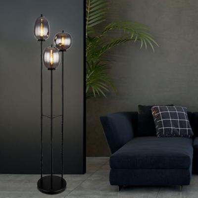 Globo Staande vloerlampBlacky zwart 3-lichts - 15345-3SS