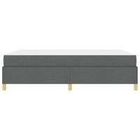 Boxspring bed Donkergrijs en Wit en Donkergrijs 140 x 190 cm - thumbnail