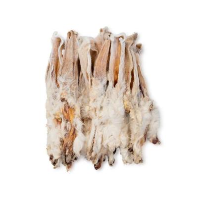 UNISZKI Konijnenoor met vacht - traktatie voor honden - 20 stuks