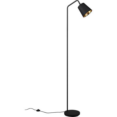 Verstelbare LED Vloerlamp - Mat Zwart Metaal - E27 Fitting