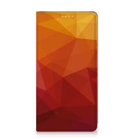 Stand Case voor Samsung Galaxy S23 Plus Polygon Red - thumbnail