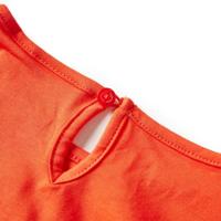 VidaXL Kindershirt met lange mouwen 116 donkeroranje - thumbnail