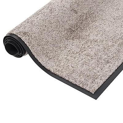 VidaXL Deurmat 80x120 cm grijs