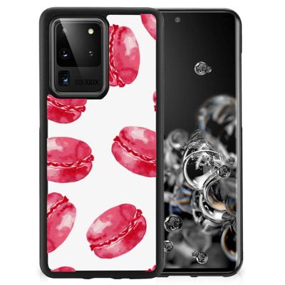 Samsung Galaxy S20 Ultra Silicone Case Pink Macarons