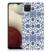Samsung Galaxy A12 | TPU Case | Flower Blue - thumbnail