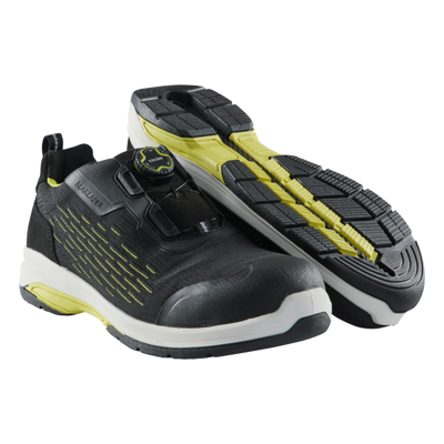 Blåkläder CRADLE Veiligheidsschoen 2442 | Zwart/High Vis Geel | Maat 43 - 7330509826065