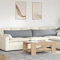 VidaXL Sofa kussens 2 pcs lichtgrijs 145 x 40 cm stof - thumbnail