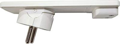 EVOline 1510.0000.0300 Platte stekker met randaarde Kunststof Met uittrekhulp 230 V Wit IP20