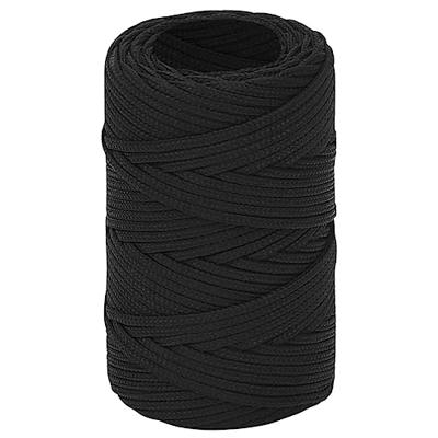 VidaXL Boottouw 2 mm 100 m polypropeen zwart VidaXL Boottouw 2 mm 100 m polypropeen zwart