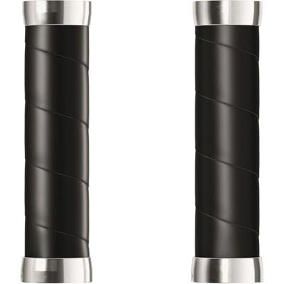 BROOKS Slender leather grips (130+130mm) - black - thumbnail