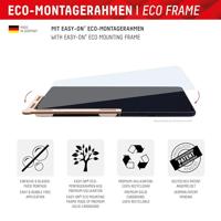 Displex Tablet glas (9H) voor Samsung Galaxy Tab A9, eco-montageframe L-vorm, onbreekbaar, ultradun, onzichtbaar - thumbnail