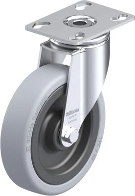 Blickle LKPA-VPA 126K Zwenkwiel Wieldiameter: 125 mm Draagvermogen (max.): 120 kg 1 stuk(s)