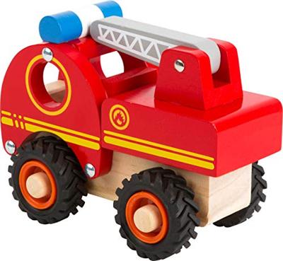 Small Foot - houten brandweerwagen met ladder Small Foot - houten brandweerwagen met ladder