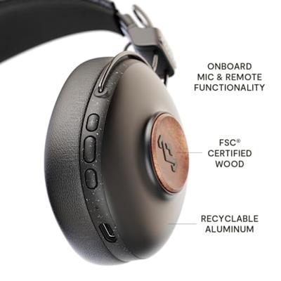 House of Marley Positive Vibration Frequency Signature Black Bluetooth-koptelefoon