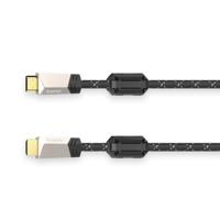 Hama Premium HDMI™-kabel Met Ethernet Conn. - Conn. Ferriet Metaal 0,75 M - thumbnail