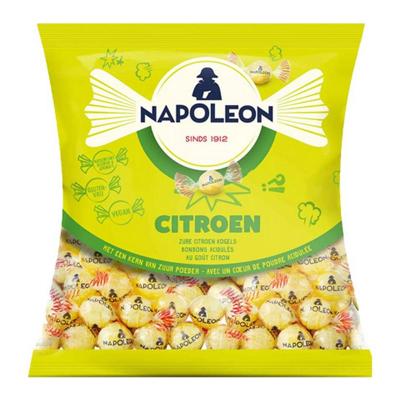 Snoep napoleon citroen zak 1kg Snoep napoleon citroen zak 1kg
