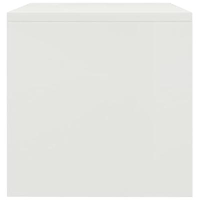 VidaXL Nachtkastje 40x30x30 cm bewerkt hout wit
