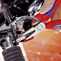 Knipex 20 06 160 Platte tang VDE Recht Chroom-vanadium elektrostaal 160 mm - thumbnail