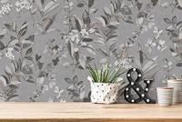 Architects Paper AP Arcade - Grijs - Bloemen - 391714 - thumbnail