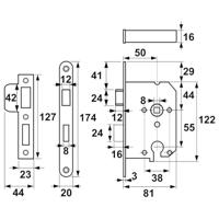 D&N SLOT PC55 RVS 7145508155BL - thumbnail