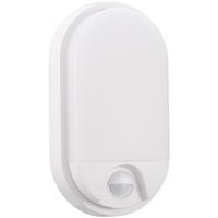 Hoktan LED Buiten Wandlamp met Bewegingssensor - 10W. 4200K Mat Wit - thumbnail