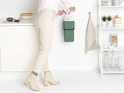 Brabantia Sort & Go Afvalemmer 16 Liter Grijs - thumbnail