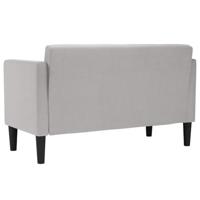 Loveseat bank wolkengrijs 111 cm stof - thumbnail