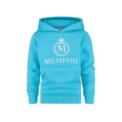 Vingino Memphis Depay hoodie Nomani met logo helder blauw
