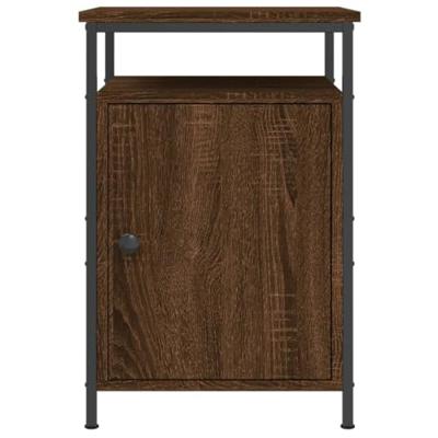 Nachtkastjes 2 st 40x42x60 cm bewerkt hout bruineikenkleurig Nachtkastjes 2 st 40x42x60 cm bewerkt hout bruineikenkleurig