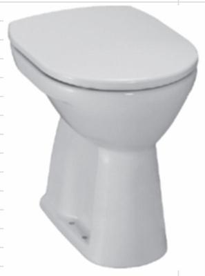 Jika Lyraplus staand closet +6 vlakspoel pk met 4 schroefgaten wit h8253860000001