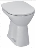 Jika Lyraplus staand closet +6 vlakspoel pk met 4 schroefgaten wit h8253860000001 - thumbnail