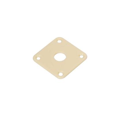 Boston JP-100-IV jack plate vierkant plat kunststof ivoor