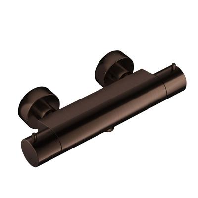 Douchethermostaat Hotbath Cobber Onderaansluiting 2-knop Verouderd Messing Living Colours