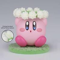 Kirby Fluffy Puffy Figure - Kirby with Flowers - thumbnail