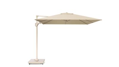 Platinum Challenger zweefparasol T2 Premium 3x3 sandstone champagne