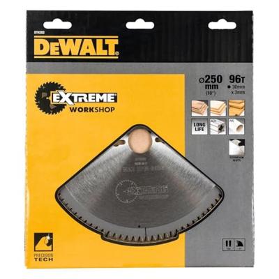 DeWALT Cirkelzaagblad voor Laminaat | Extreme | Ø 250mm Asgat 30mm 96T - DT4282-QZ