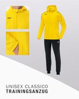 JAKO M9450D Polyesterpak Met Kap Classico Dames - Citroen - 42 - thumbnail