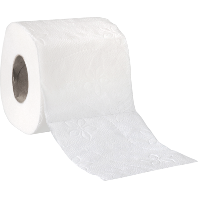 Qleaniq® | Toiletpapier | 2-laags | 10cm | Basic | wit | 48 stuks