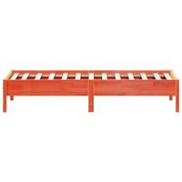 Bedframe massief grenenhout wasbruin 90x190 cm - thumbnail