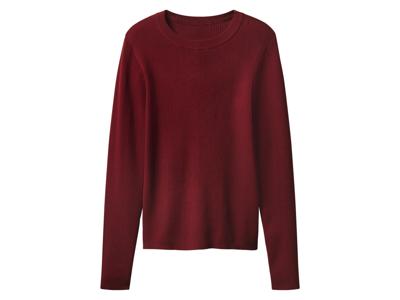esmara Geribde dames trui (Bordeaux, M (40/42))