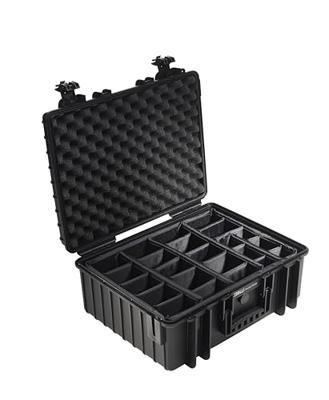 B&W outdoor.cases type 6000 zwart + verdeler B&W outdoor.cases type 6000 zwart + verdeler