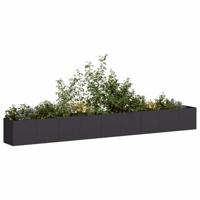 Plantenbak 360x40x40 cm koudgewalst staal zwart - thumbnail