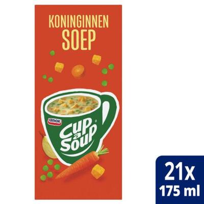 Cup-a-Soup Unox koninginnensoep 21x175ml | 4 stuks Cup-a-Soup Unox koninginnensoep 21x175ml | 4 stuks