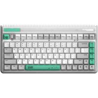 Iqunix OG80 Wormhole Wireless Mechanical Keyboard, gaming toetsenbord (Grijs/groen, US lay-out, Cherry MX Brown, RGB leds, 80% (TKL), Hot-swappable, PBT, 2.4GHz | Bluetooth 5.1 | USB-C) - thumbnail