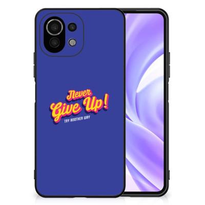 Xiaomi 11 Lite 5G NE | Mi 11 Lite | Telefoon Hoesje | met tekst Never Give Up