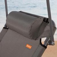 Solstol Aktive Grijs 193 x 53 x 30 cm Opvouwbaar Parasol - thumbnail